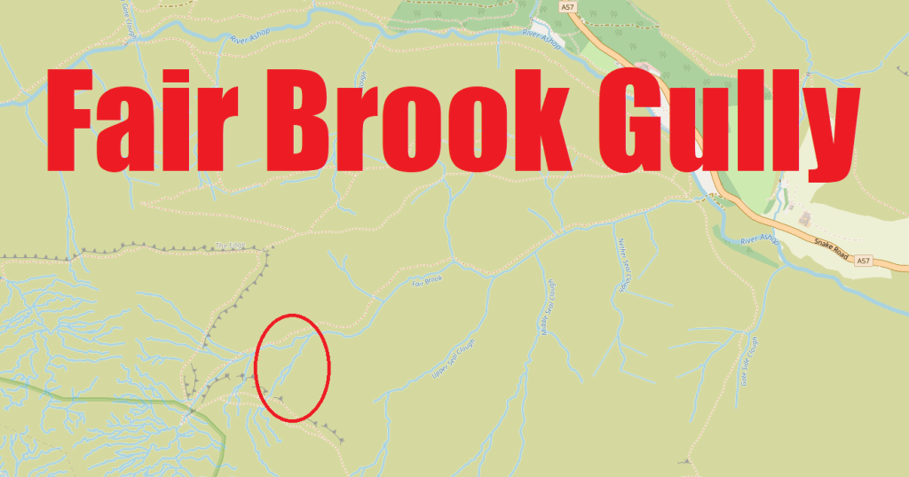 Map of Fair Brook Gully scramble