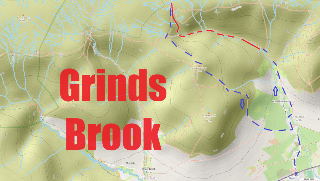 Map of Grinds Brook scramble