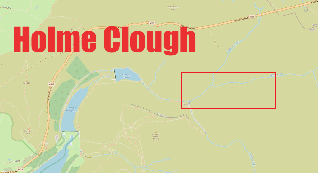 Map of Holme Clough scramble