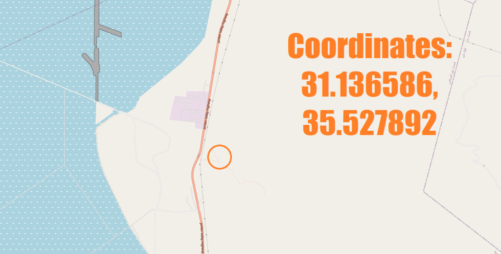 Map of Wadi Numeira hike