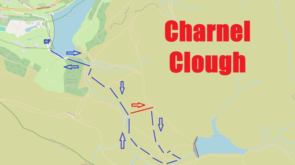 Map of Charnel Clough scramble